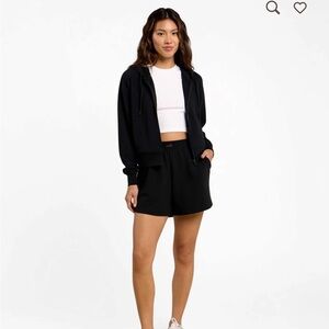 NUUDS shorts Small Black Sporty Waffle